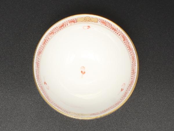 美品 ヘレンド カップ ぐい吞み アポニーオレンジ HEREND