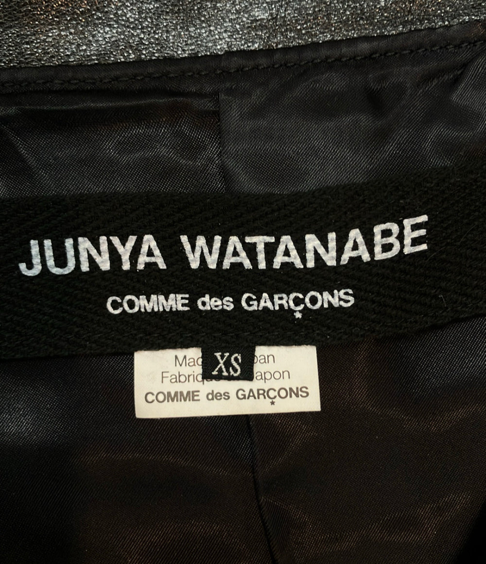 JUNYA WATANABE COMME des GARCONS ライダースジャケット ジップアップ JH-J009 レディース SIZE XS ジュンヤワタナベコムデギャルソン