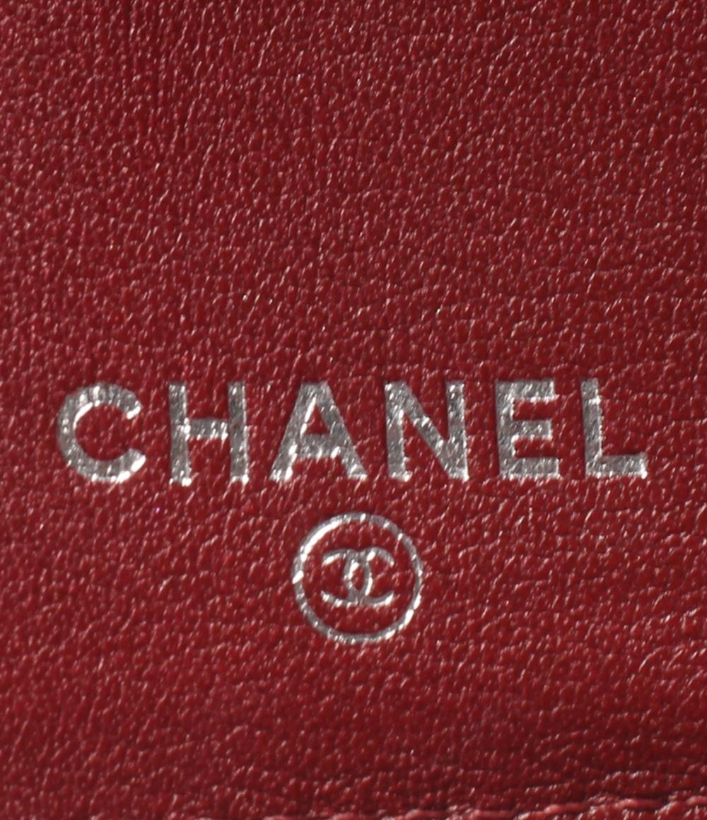 CHANEL パテントレザー 長財布 シルバー金具 レディース シャネル