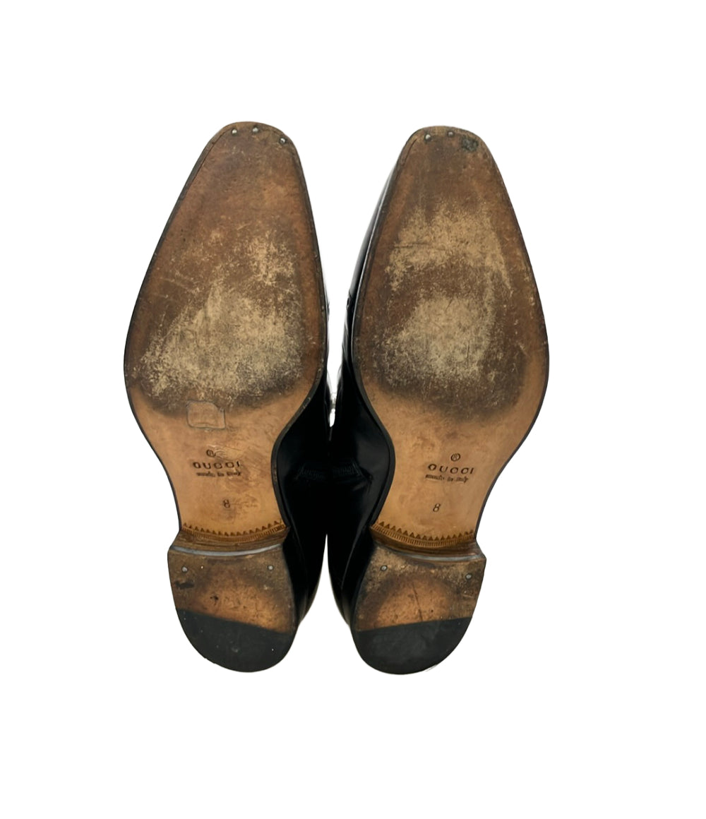 GUCCI ショートブーツ サイドジップ メンズ SIZE 8 グッチ