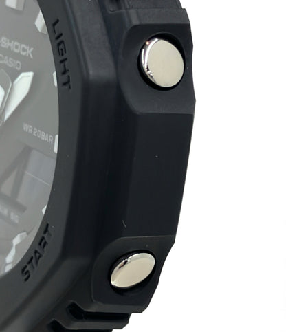 美品 CASIO 腕時計 G-SHOCK クオーツ ブラック GA-2100 メンズ カシオ