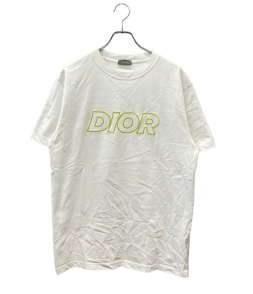 Christian Dior 半袖Tシャツ ネオン ロゴ刺繍 オーバーサイズ