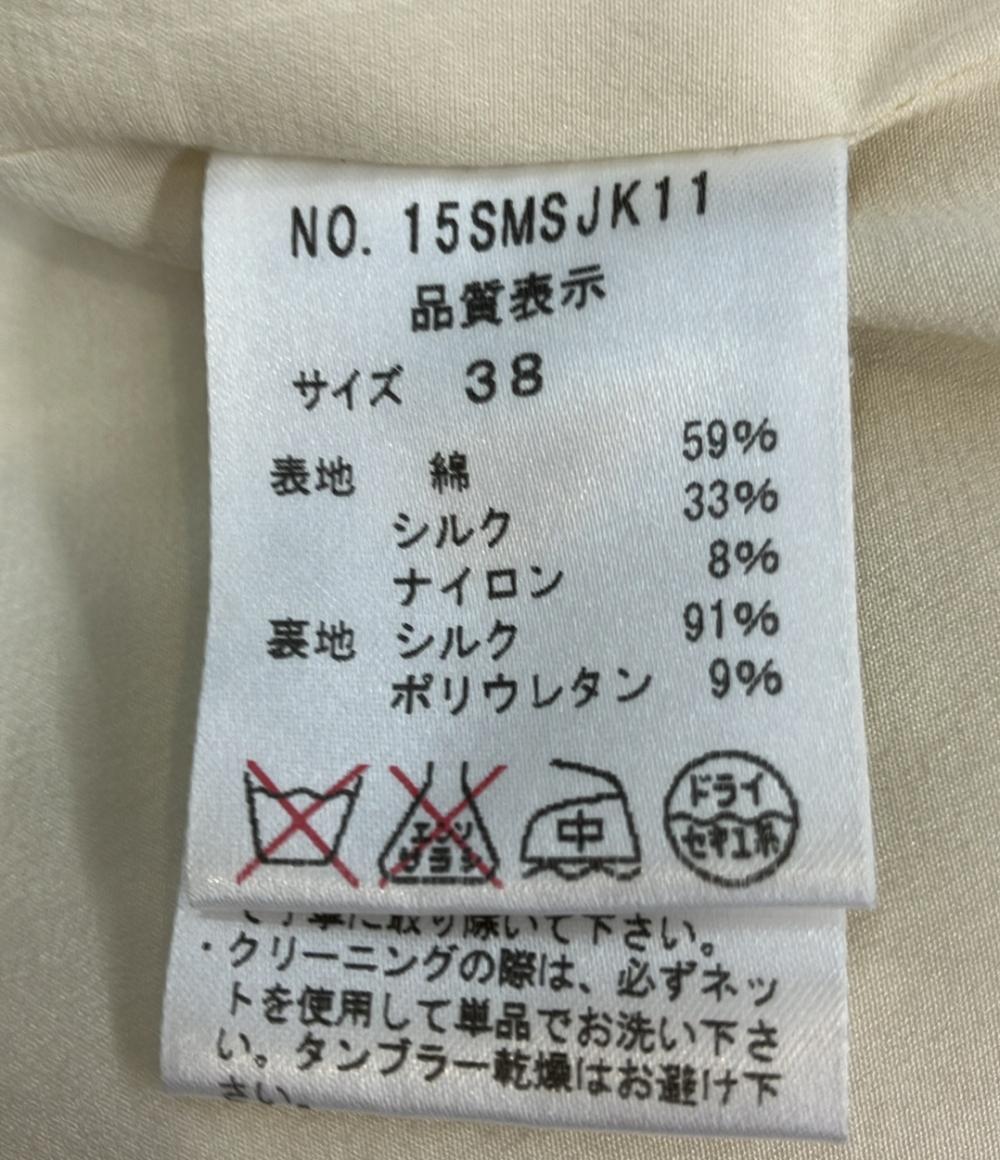 SHINZONE ノーカラージャケット ツイード シルク混 15SMSJK11 レディース SIZE 38 (S) シンゾーン
