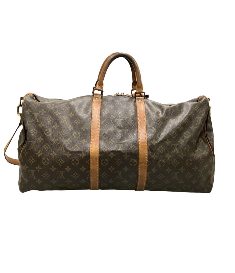 LOUIS VUITTON ボストンバッグ ショルダーバッグ 2WAY 斜め掛け キーポル バンドリエール 55 モノグラム M41414 ユニセックス ルイ・ヴィトン