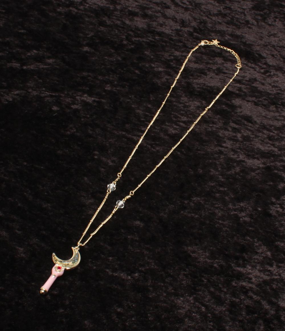 美品 ネックレス セーラームーン  ムーンスティック レディース