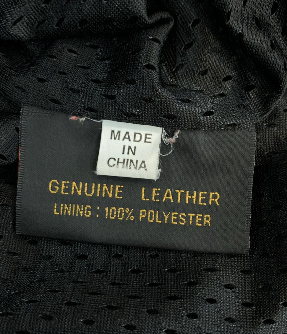 ALPHA レザージャケット フード付き PCU マウンテンパーカー メンズ SIZE S アルファ