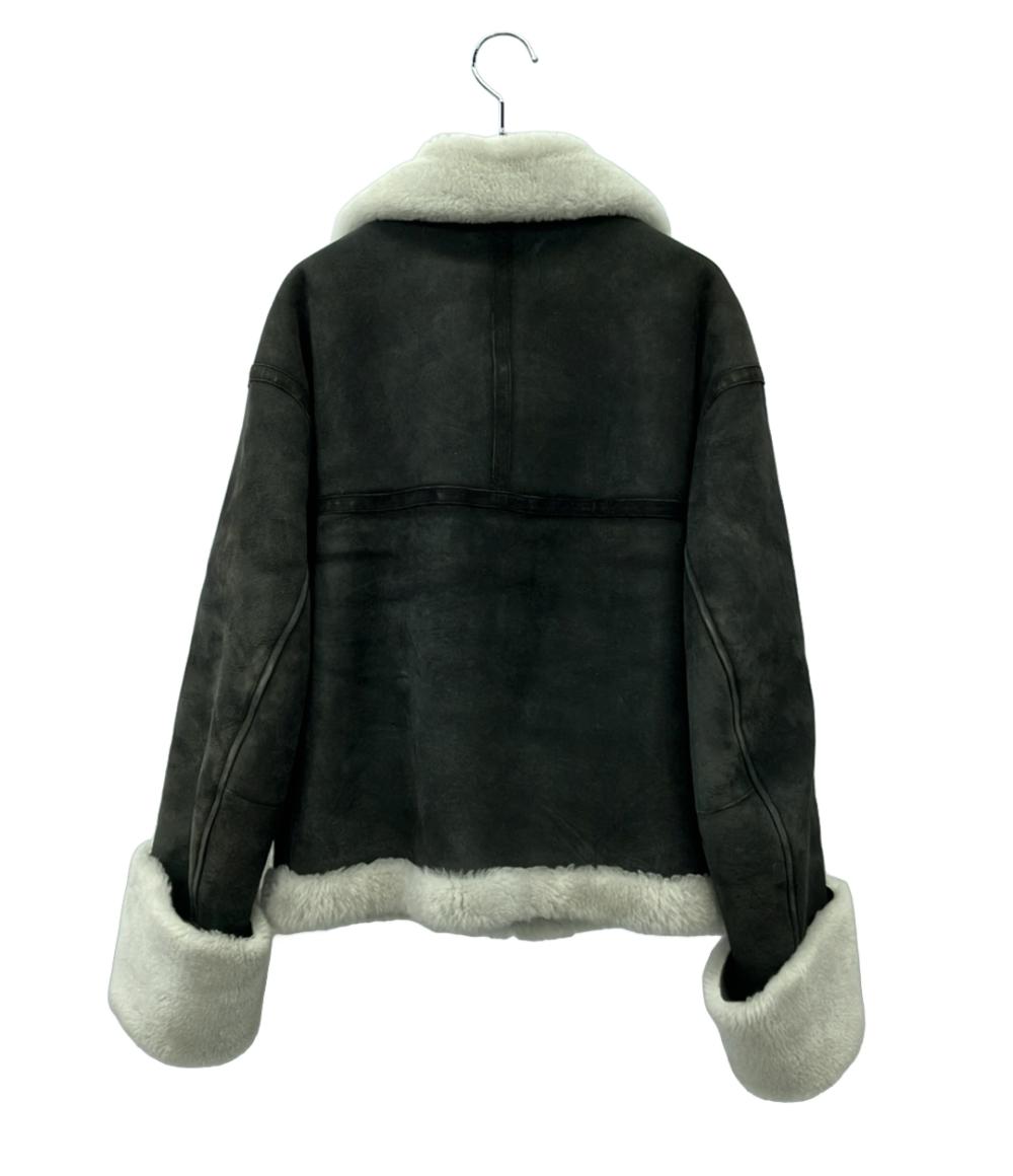TAKESHI KOSAKA by Ys Pink Label ムートンジャケット 裏ボア ダブルジップ レディース SIZE 2 (M) タケシ コウサカ バイ ワイズ ピンクレーベル