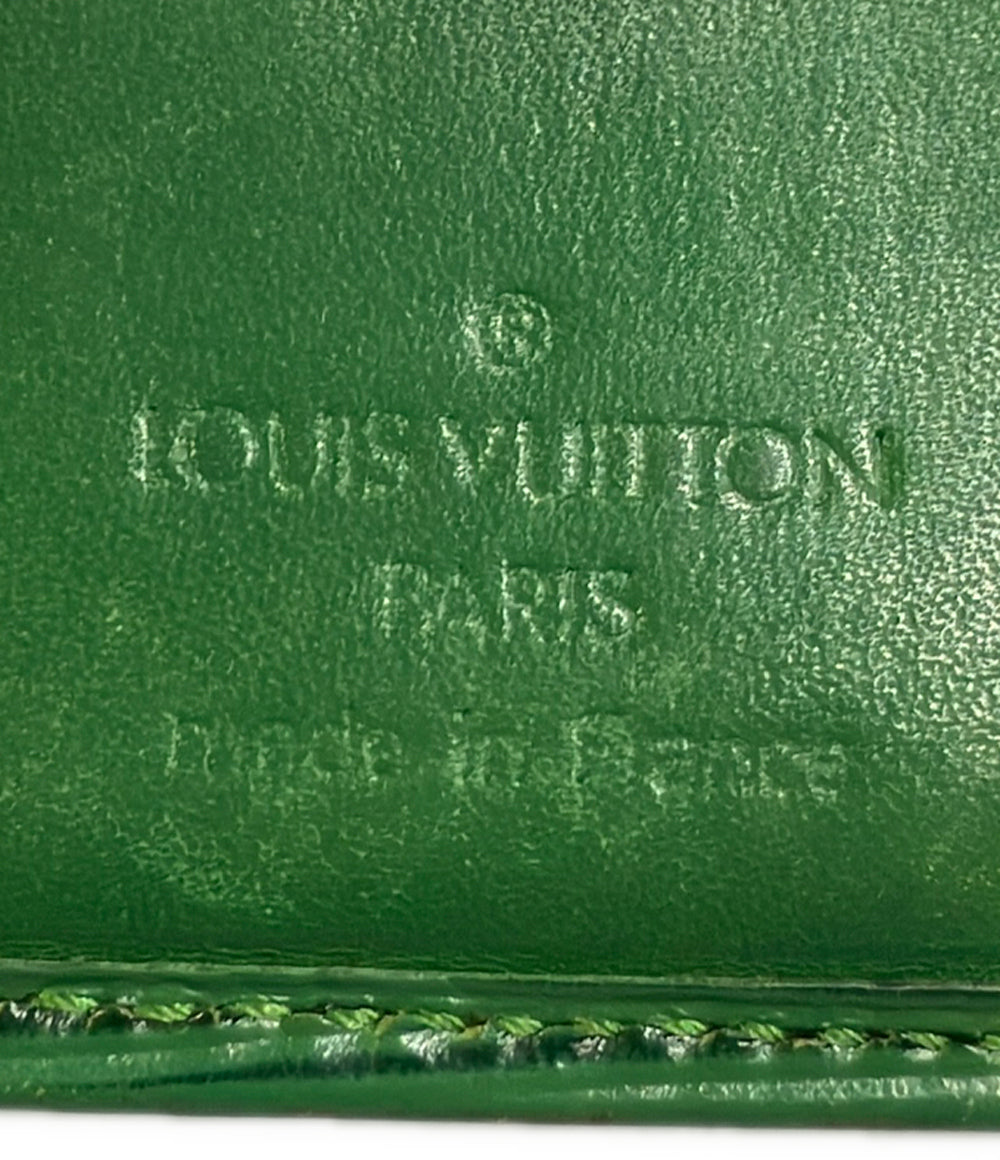 訳あり LOUIS VUITTON 二つ折り財布 ポルトビエ カルト クレディモネ エピ M63544 メンズ ルイ・ヴィトン