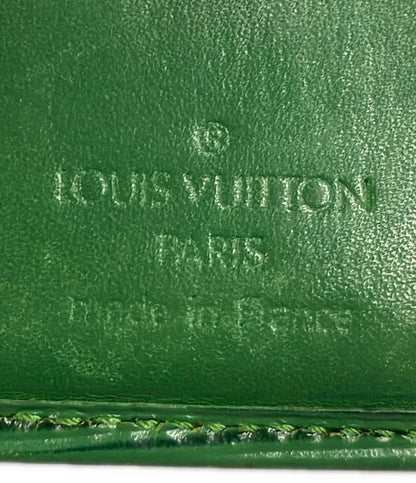 訳あり LOUIS VUITTON 二つ折り財布 ポルトビエ カルト クレディモネ エピ M63544 メンズ ルイ・ヴィトン