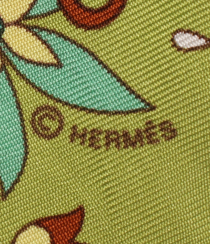 HERMES スカーフ シルク100% ツイリー モンスーンの庭 レディース エルメス