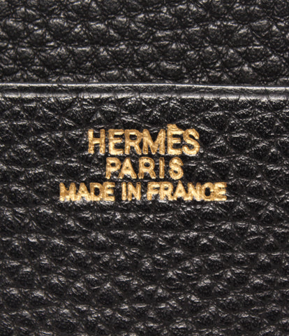 Hermes กระเป๋าสตางค์สองพับ E-engraving ผู้หญิง Hermes