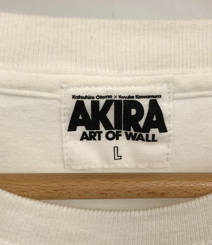 AKIRA ART OF WALL L/S TEEE เสื้อยืดแขนยาวสีขาว PARCO Akira AD2019 ผู้ชาย SIZE L AKIRA