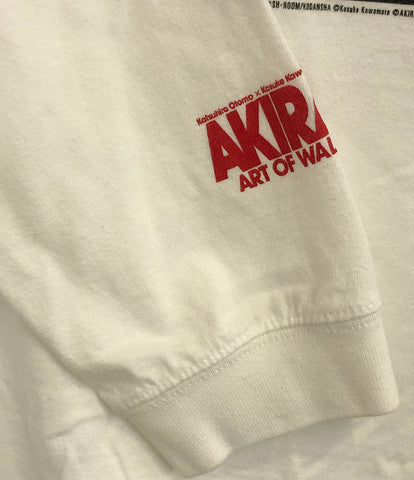 AKIRA ART OF WALL L / S TEE White long sleeve T-shirt PARCO Akira AD2019 Men's SIZE L AKIRA