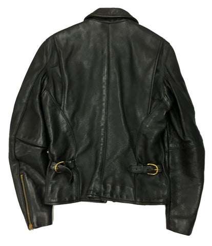 Banson Single Riders Leather Jacket Black Men's Size S Vanson