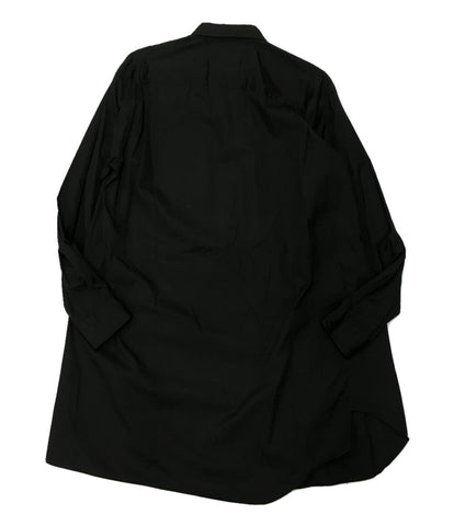コムデギャルソンオムプリュス  捻れ変形ロングシャツ ブラック 長袖シャツ  18AW    PB-B003 メンズ SIZE M  COMME des GARCONS HOMME PLUS