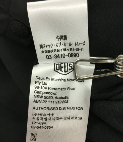 Deus Xmakina Beauty Product Coach Jacket Black DMW46821E Men's Size XS Deus EX Machina