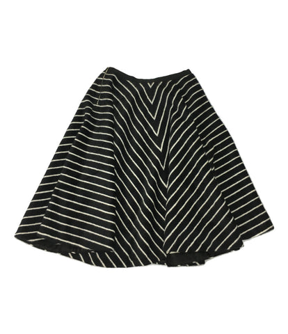 Duro Wool Stripe Skirt United Arrows Women Size L Drawer