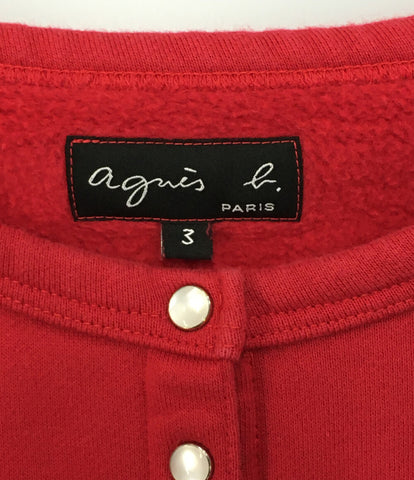 AniS Bae Cardigan Red Women Size 3 Agnes B