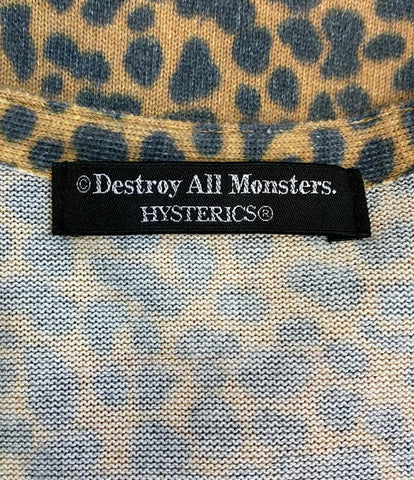 ヒステリックグラマー 長袖Ｔシャツ Destroy All Monsters レオパード