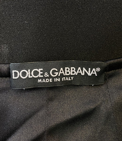 DOLCE&GABBANA ドルチェアンドガッバーナ タイトスカート セミフレアスカート 薔薇 マーガレット 膝上 11/12 美品  55133