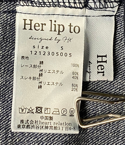 Her lip to(ハーリップトゥ) レディース ワンピース デニム