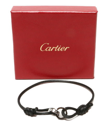 カルティエ  K18WG ブレスレット ベビーラブ ダイヤ4P コットン      レディース   Cartier