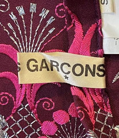 コムデギャルソン  パンツ 刺繍 パンツ フラワー GP-040025 AD1999     GP-04002S レディース SIZE S  COMME des GARCONS