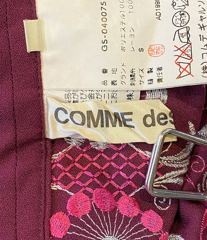 コムデギャルソン  ラップスカート 刺繍 AD1999     GS-04007S レディース SIZE S  COMME des GARCONS