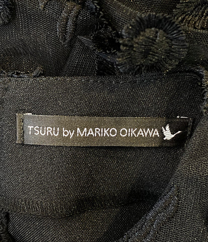 ポリエステル100％TSURU BY MARIKO OIKAWA　刺繍ブラウス