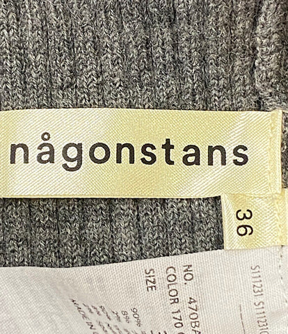 美品 ナゴンスタンス ニットワンピース ライトグレー 470BA373-6510