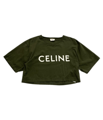 CELINE ロゴ Tシャツ カーキ セリーヌサイズはMです