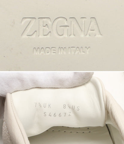 エルメネジルド ゼニア  ロートップスニーカー Triple Stitch ディアスキン       メンズ SIZE 7 1/2UK  ERMENEGILDO ZEGNA