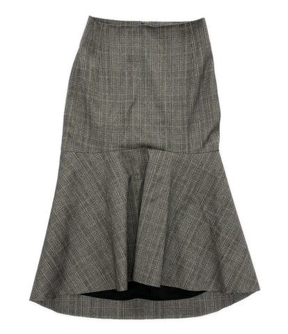 【BALENCIAGA】シェパード/グレン/チェック 裾プレス痕 スカート