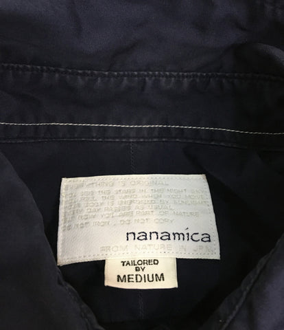 ナナミカ  長袖シャツ カジュアルシャツ ネイビー     SUGF373 メンズ SIZE M  nanamica