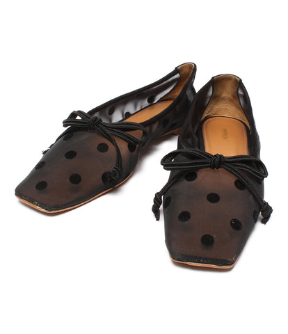 ピッピシック パンプス ブラック square toe ballet shoes      レディース   PIPPICHIC