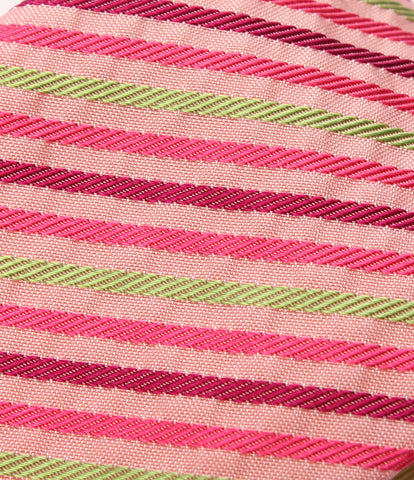 Hermes tie pink stripe 75872st men's Hermes