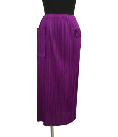 Plei Plaated Preated Skirt Purple PP71-HG125女尺寸3平台请
