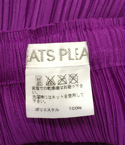 Plei Pleated Pleated Skirt Purple PP71-HG125 Women Size 3 PLATS PLEASE