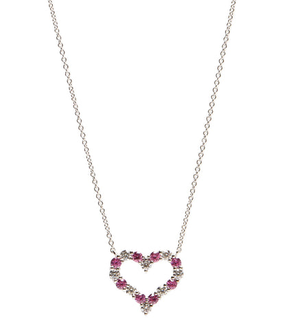 Tiffany Beauty Products PT950 Sentomental Heart Platinum Necklace Ladies Tiffany & CO.