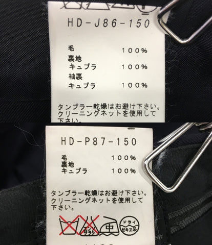 ヨウジヤマモト 訳あり セットアップ スーツ ネイビー     HD-J86-150 メンズ SIZE 2  YOHJI YAMAMOTO