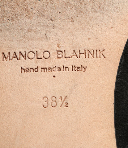 Manoro Branik Mule Black Women Size 38.5 Manolo Blahnik