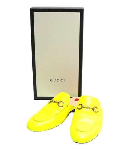 Gucci Prince Town Shoes Fluorescent Yellow 557730 Ladies GUCCI