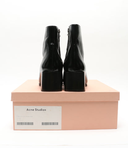 痤疮Tudios Birgit Birgit漆皮靴在黑人女式大小的39痤疮工作室