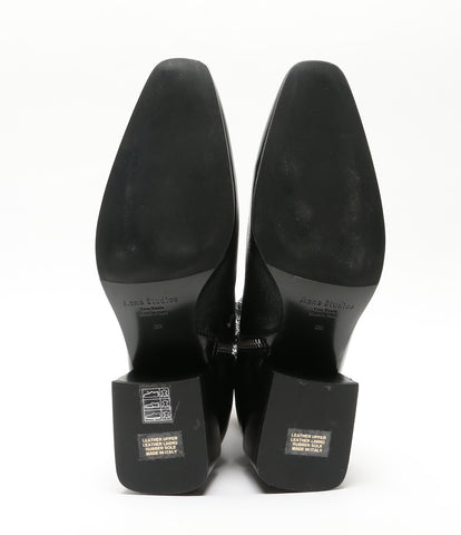 Acne Tudios Boots Birgit Patent Leather Boots in Black Women's Size 39 Acne Studios