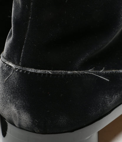 マルタンマルジェラ 美品 足袋 ブーツ TABI BOOTS  ベロア ブラック      メンズ SIZE 43  MARTIN MARGIELA 22