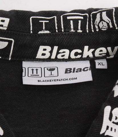 The Brack Eye Patch Denim Jacket Handling Caution Men's The Black Eye Patch
