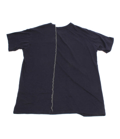 山本耀司（Yohji Yamamoto）短袖T恤素色RE垂直转换圆形半棉莫代尔Tenjiku HH-T54-270 2019男士SIZE L山本耀司
