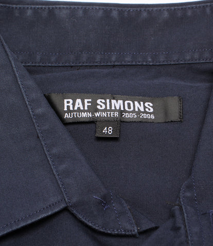 เสื้อเชิ้ตแขนยาวสีมันเชิ้ตผู้ชาย RAF SIMONS