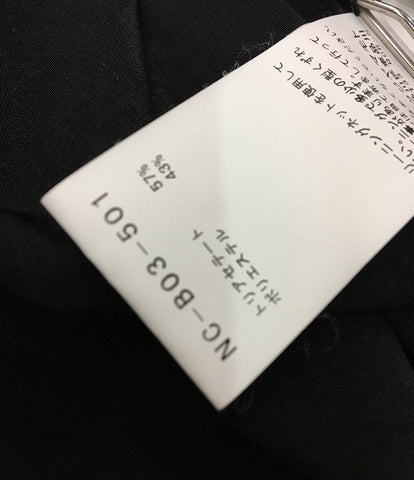 ヨウジヤマモト 美品 Black Right Side Picked Drop Shirt アシンメトリーロングシャツ  19aw   NC-B03-501 メンズ   yohji yamamoto ＋NOIR