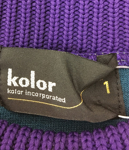 カラー 美品 Wool Cardboarl Knit ダンボールスウェット　  20aw   20WCM-T01201 メンズ   kolor